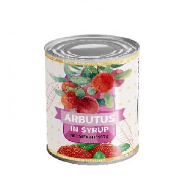 Canned Arbutus in Syrup