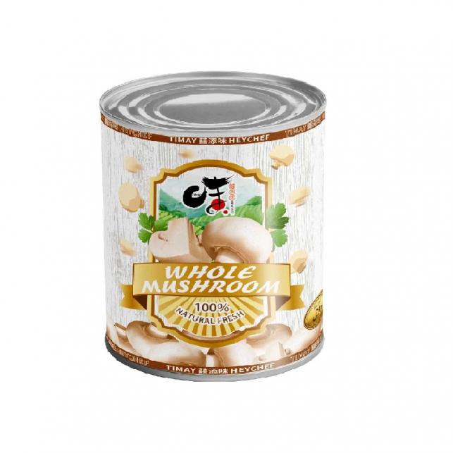 Canned whole mushroom